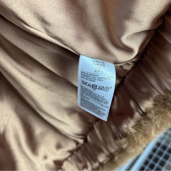 GAP Faux Fur Jacket - Brown - Picture 5 of 5